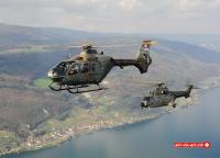 Cougar Swiss air Force air to air  EC635