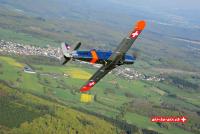 Pilatus P2 Luftbilder air to air D-ETAB
