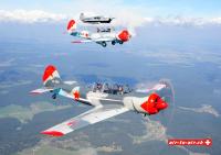 Jakowlew Jak-52 YAk52 Yak18t Luftbilder air to air LY-HLZ
