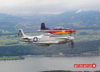 P51 Mustang Pc7 air to air Luftbilder HB-HTC 