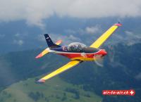 Pilatus Pc7 Luftbilder air to air HB-HTC