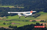 Cessna C172 Luftbilder air to air HB-CQF