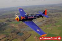 T6 north american air to air luftbilder