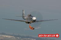 Mustang P51 Pilatus Pc7 air to air luftbilder