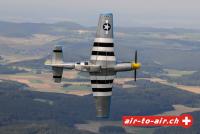 Mustang P51 air to air luftbilder