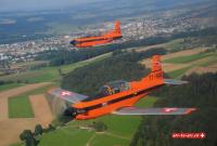 Pilatus pc7 air to air swiss air force 